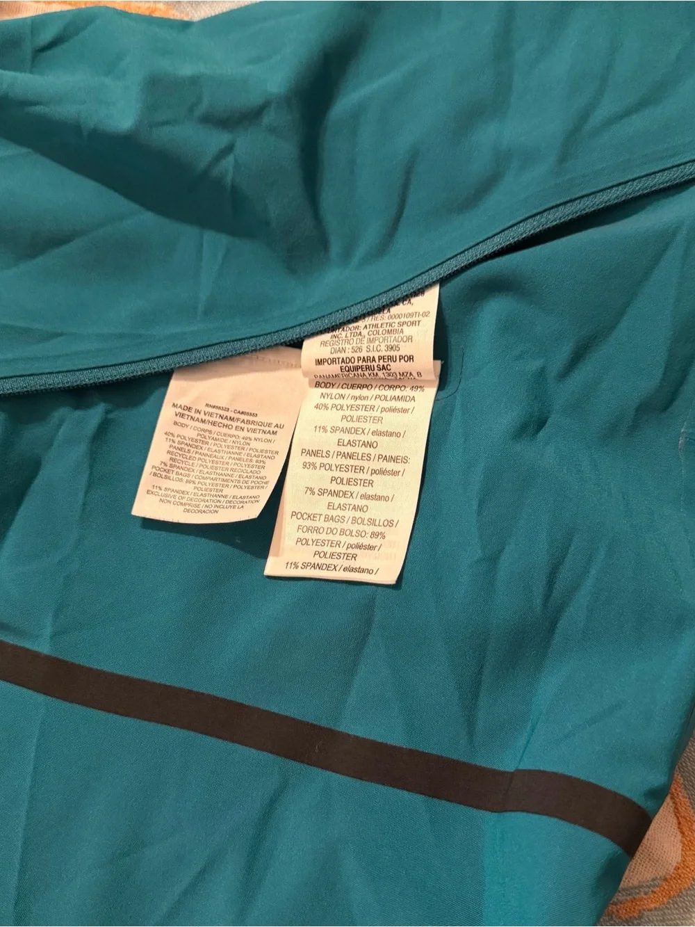 NIKE Women Olympics Flex Team Brasil Brazil Running Jacket Teal Green Size Small